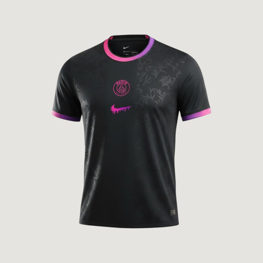 Paris Saint Germain ( PSG ) - Maillot Concept - Noir / Violet / Rose